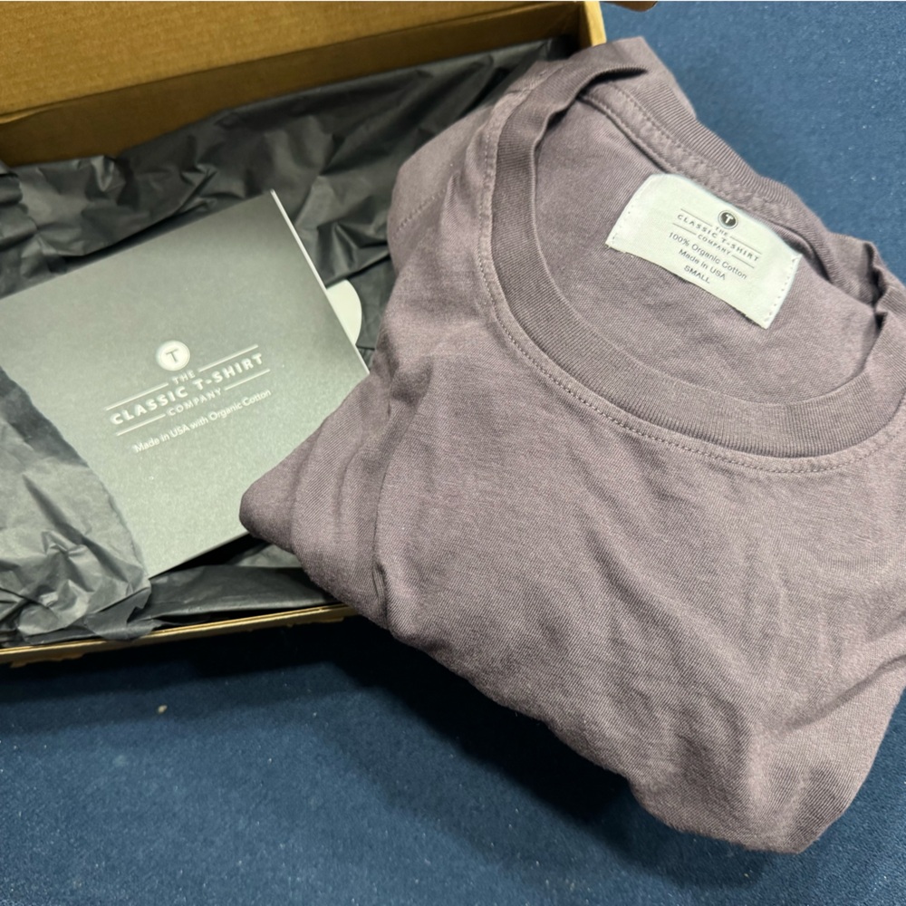 Classic T-shirt company, Dark Gray Women's Top made in USA 🇺🇸 organic cotton! - Picture 5 of 16